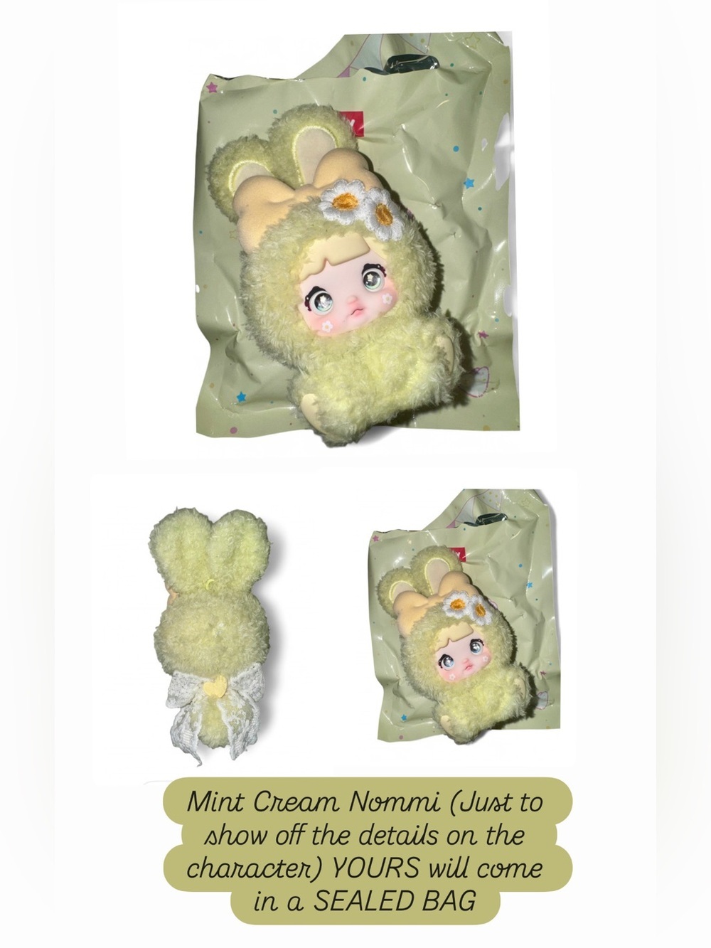 NEW Sweetheart Nommi Plush – Mint Cream (Confirmed) Gently opened box SEALED BAG - Picture 5 of 8